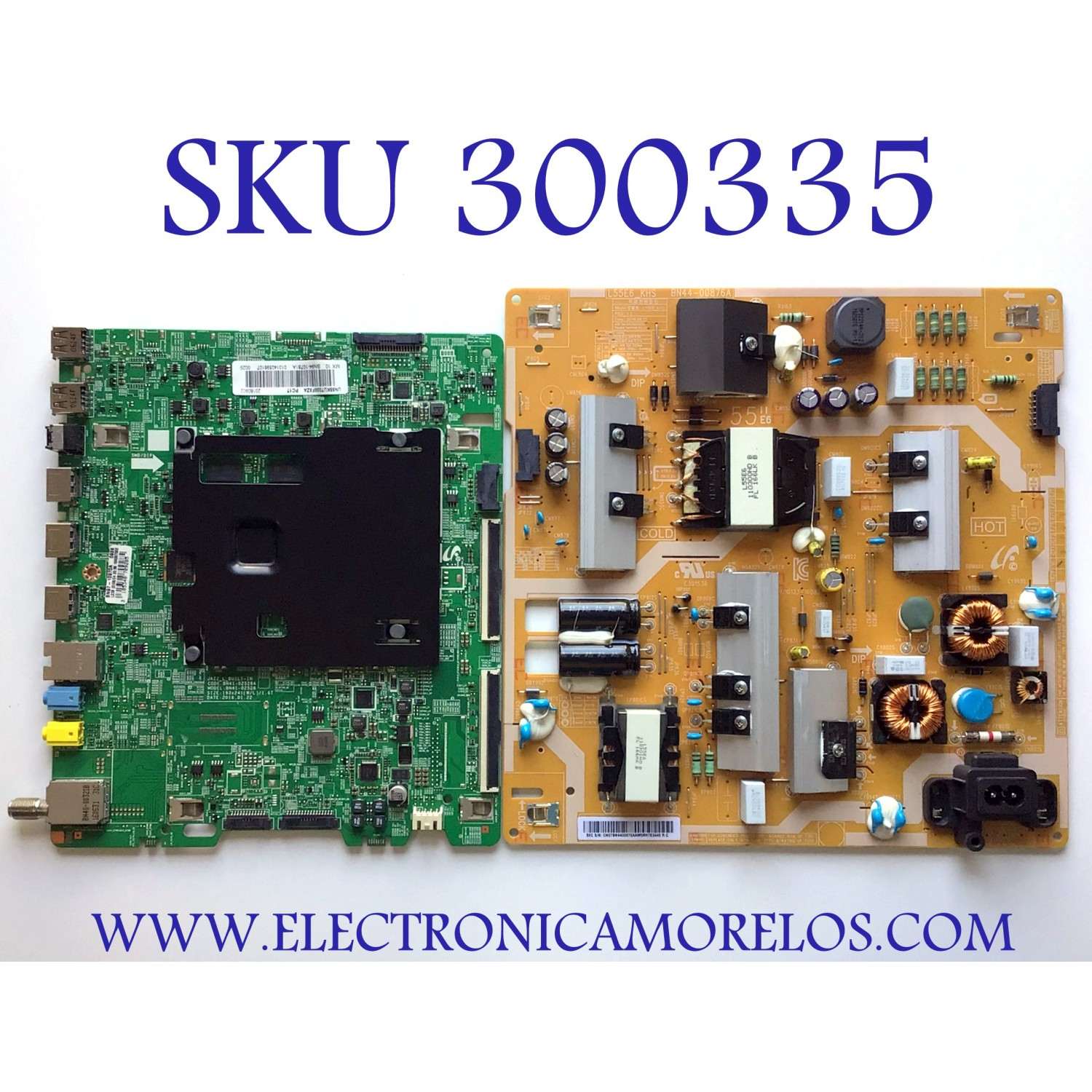 KIT DE TARJETAS PARA TV SAMSUNG / MAIN BN94-10781A / BN97-10970A / FUENTE BN44-00876A / L55E6_KHS / PANEL CY-KK055HGLV3H / MODELO UN55KU7000 / UN55KU7000FXZA FA01